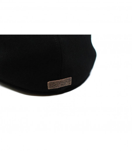 casquette duckbill noir laine